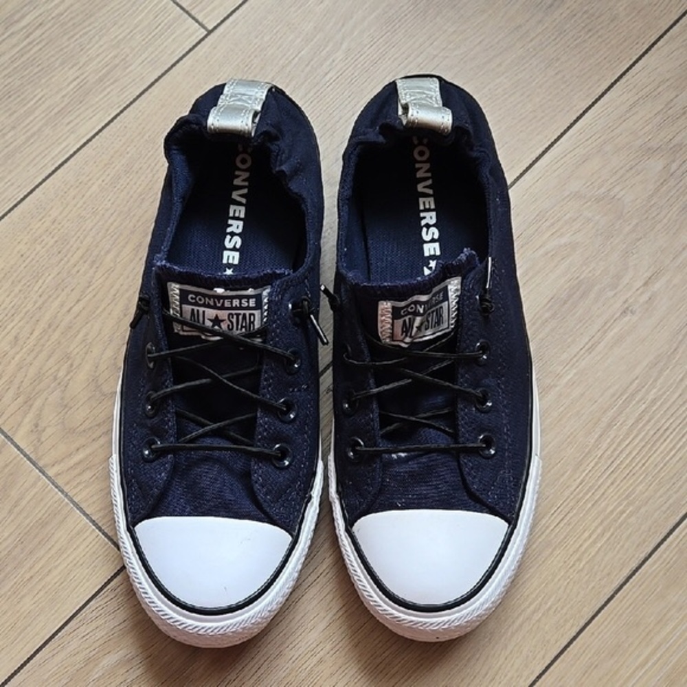 Converse All Star Navy and White Sneakers